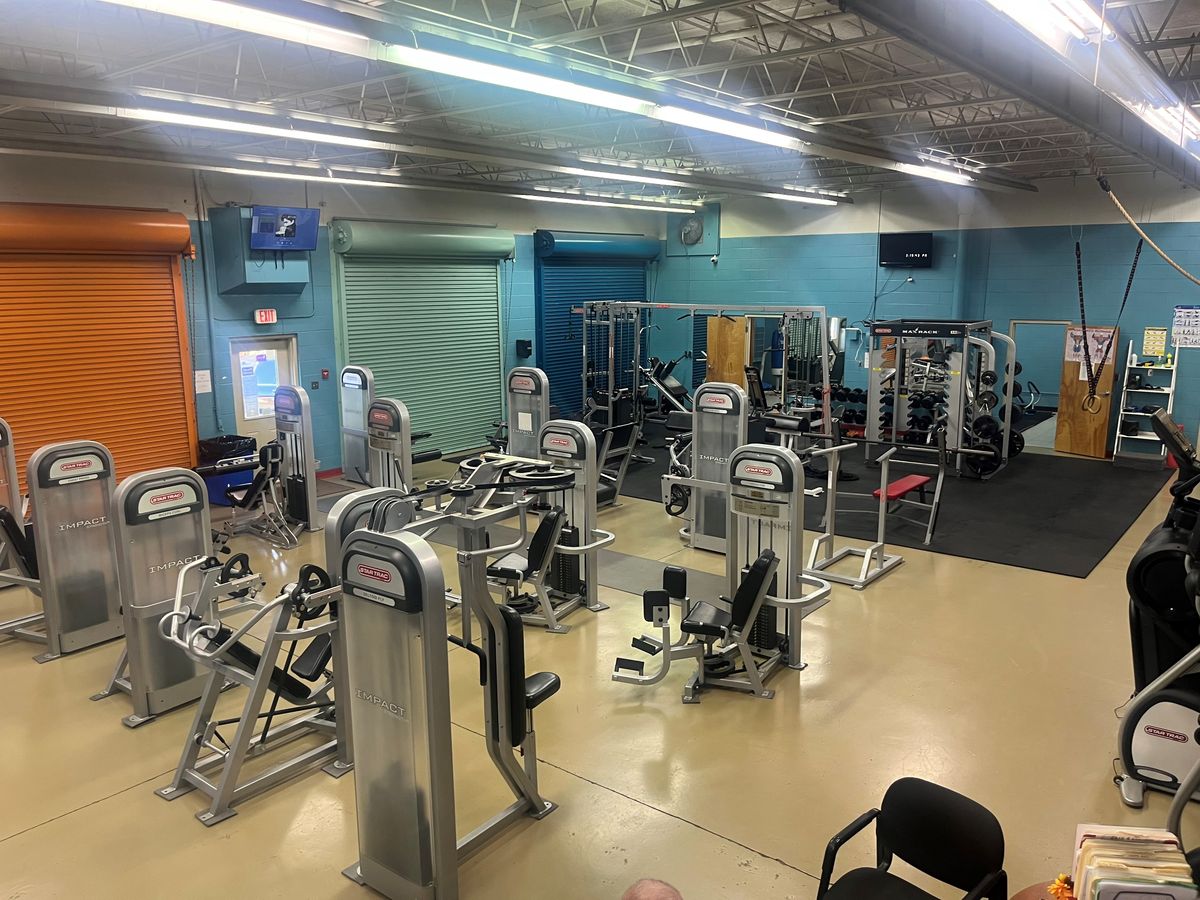 Exercise equipment at the Path to Peace Wellness Center